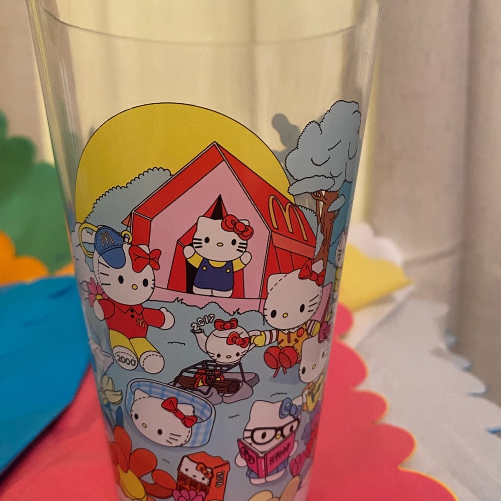 McDonalds Hello Kitty Snoopy Collectors Edition Cup